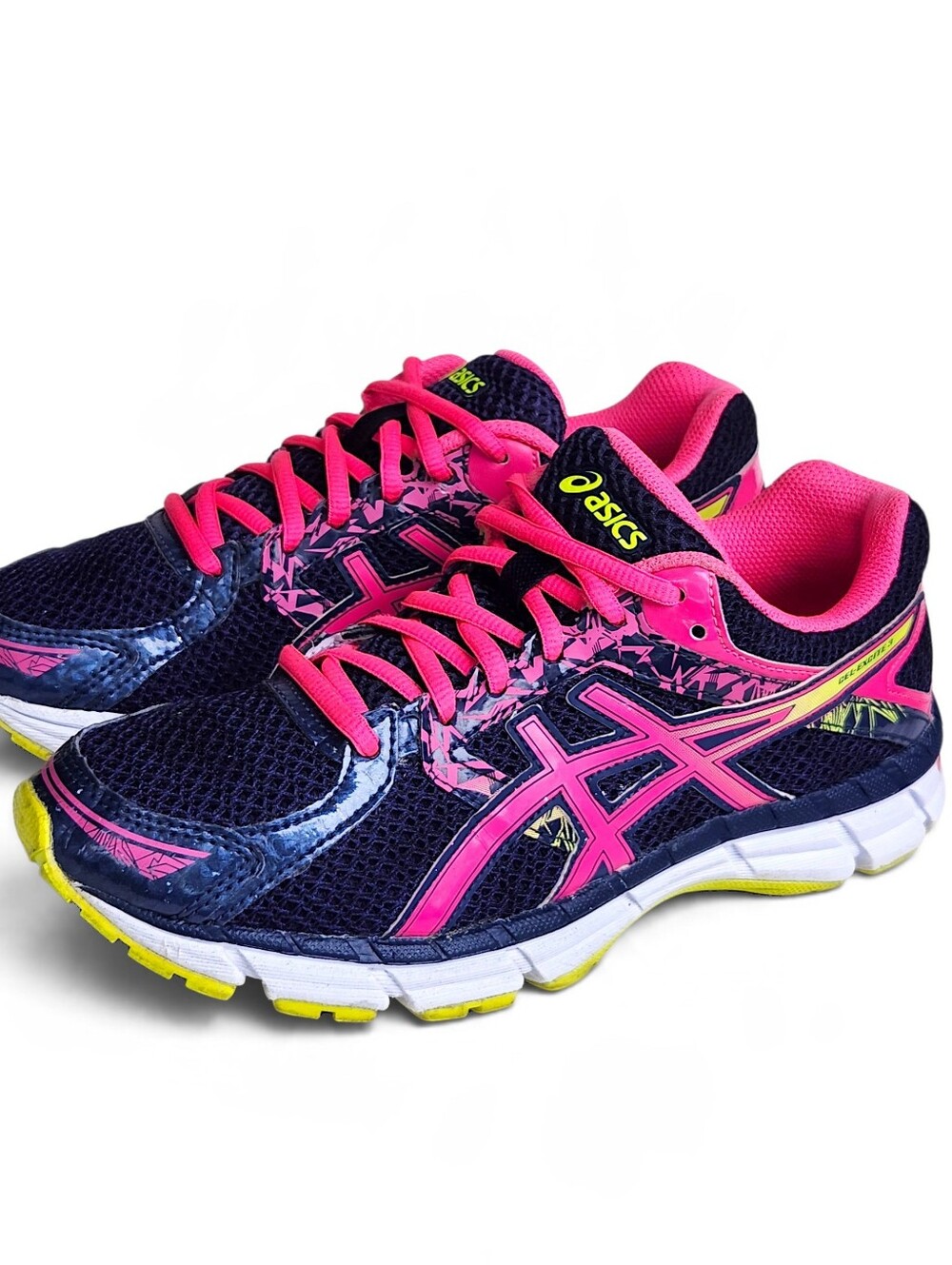 ASICS Gel-Excite 3 Womens 7.5 Pink/Navy Blue Athletic/Lifestyle Cushion Sneakers - Picture 12 of 16